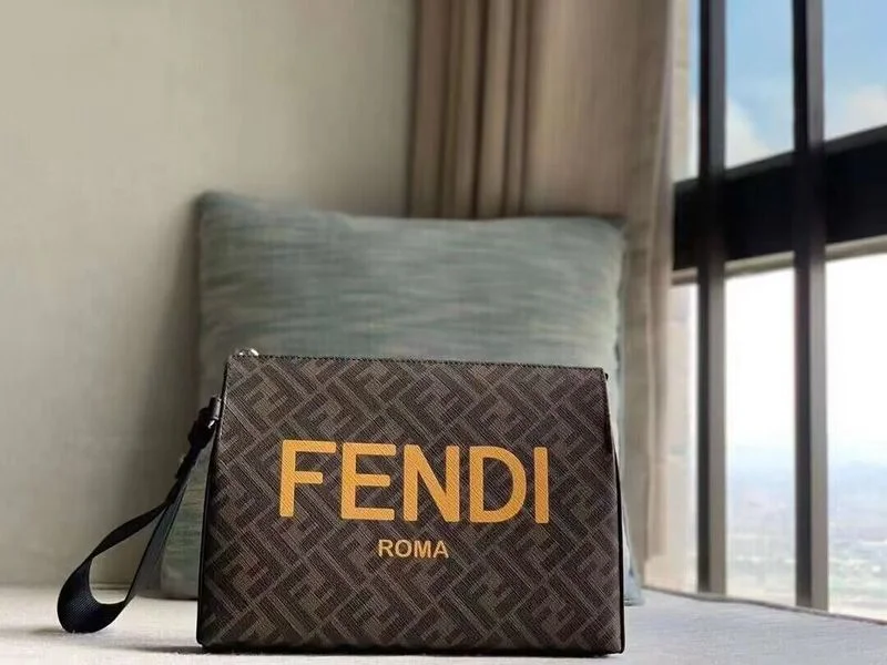 Fendi handbags with a beaded trim for a glamorous and eye - catching lookWF - Fendi Bags - 544