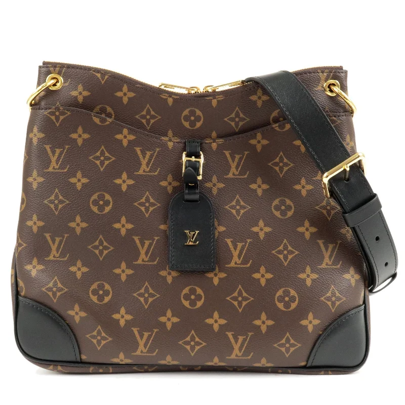 Louis Vuitton Neverfull bags with large capacity for everyday essentialsLouis Vuitton Monogram Odeon NM MM Crossbody Bag Noir M45352