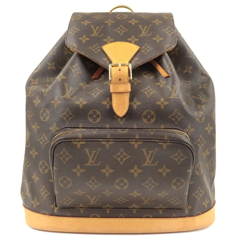 Louis Vuitton Neverfull bags with large capacity for everyday essentialsLouis Vuitton Monogram Montsouris GM Back Pack M51135