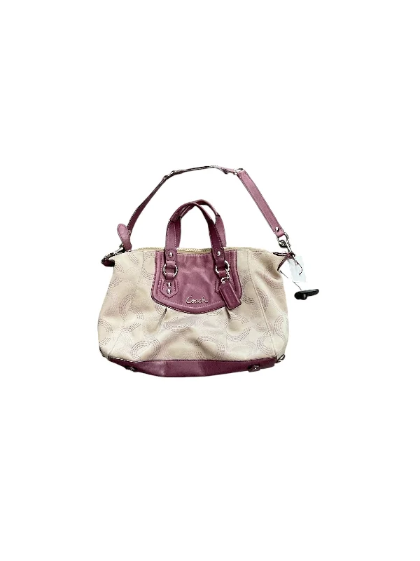 Coach Rogue bags with a detachable shoulder strap for versatile carryingHandbag Designer By Coach, Size: Medium