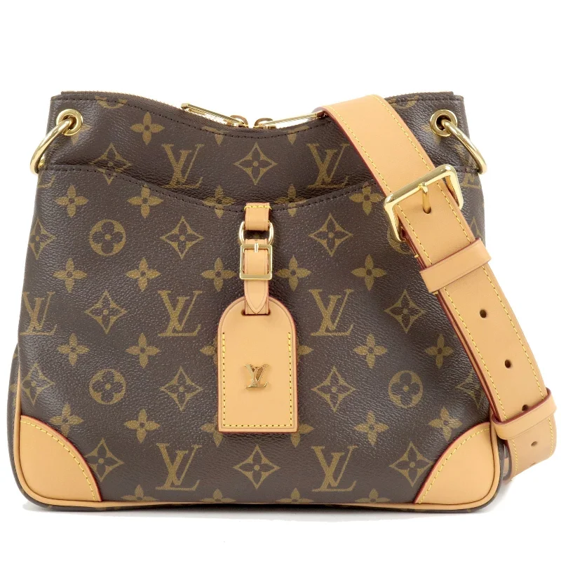 Ladies Louis Vuitton Petite Malle bags with a star - shaped charm for cutenessLouis Vuitton Monogram Odeon NM PM Crossbody Bag M45354