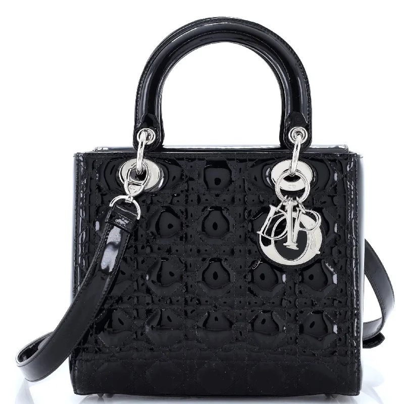 Lady Dior NM Bag Cannage Quilt Patent Medium