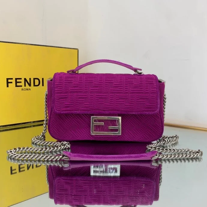 Fendi tote bags with a self - cleaning interior lining for easy maintenanceWF - Fendi Bags - 531