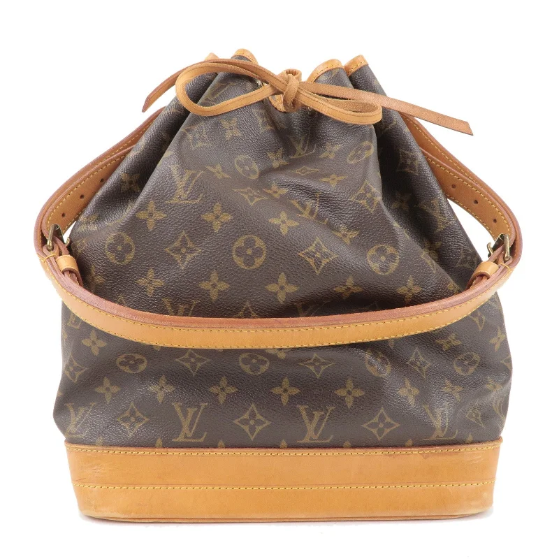 Louis Vuitton Neverfull bags with large capacity for everyday essentialsLouis Vuitton Monogram Noe Shoulder Bag Hand Bag Brown M42224