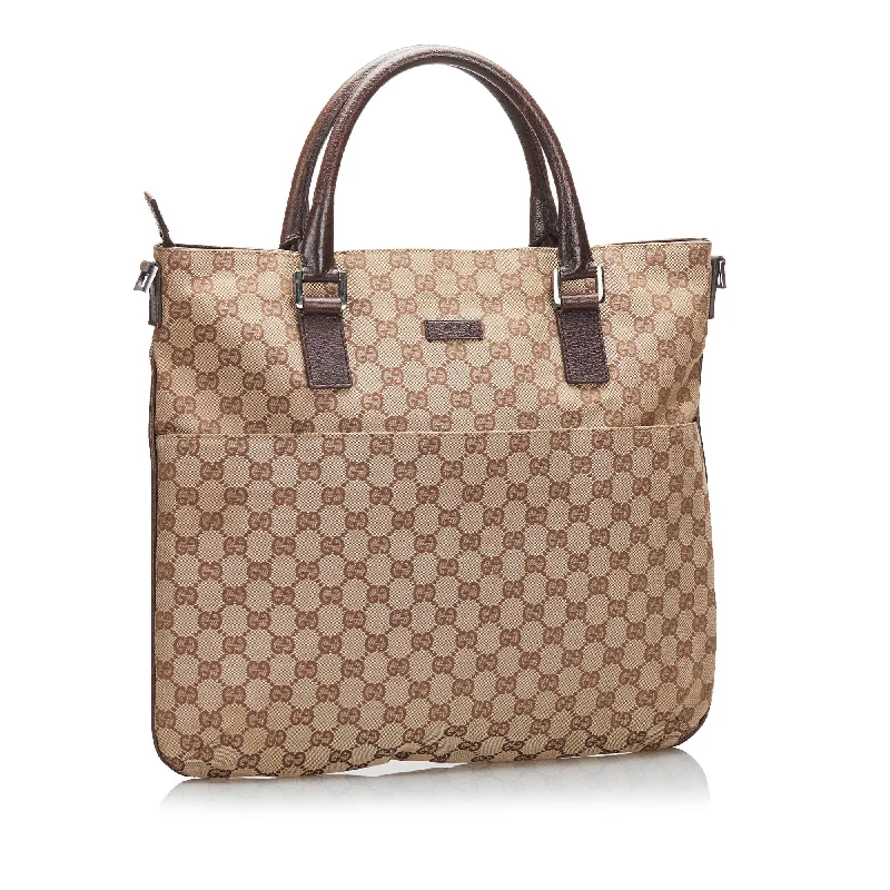 Ladies Gucci shoulder bags with a wide - width strapGucci GG Canvas Satchel (SHG-ny2JTZ)