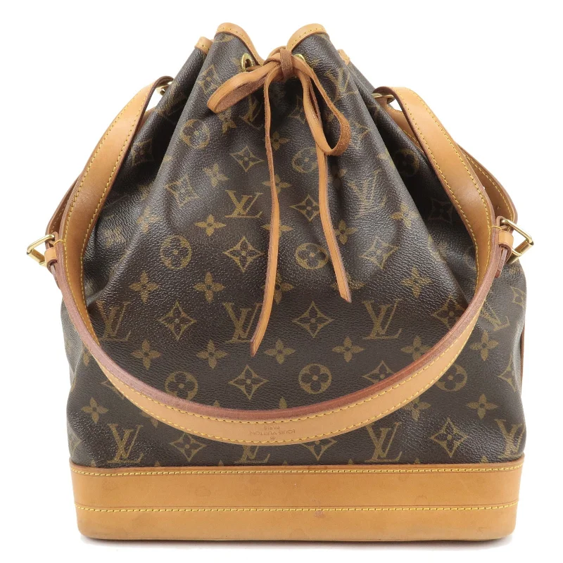 Louis Vuitton handbags with a patent - leather finish for a shiny lookLouis Vuitton Monogram Noe Shoulder Bag Hand Bag M42224