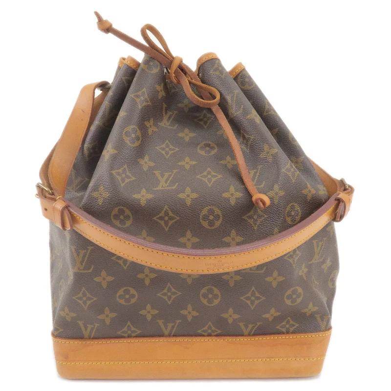 Louis Vuitton backpacks with a padded laptop compartment for travelLouis Vuitton Monogram Noe Shoulder Bag Hand Bag M42224