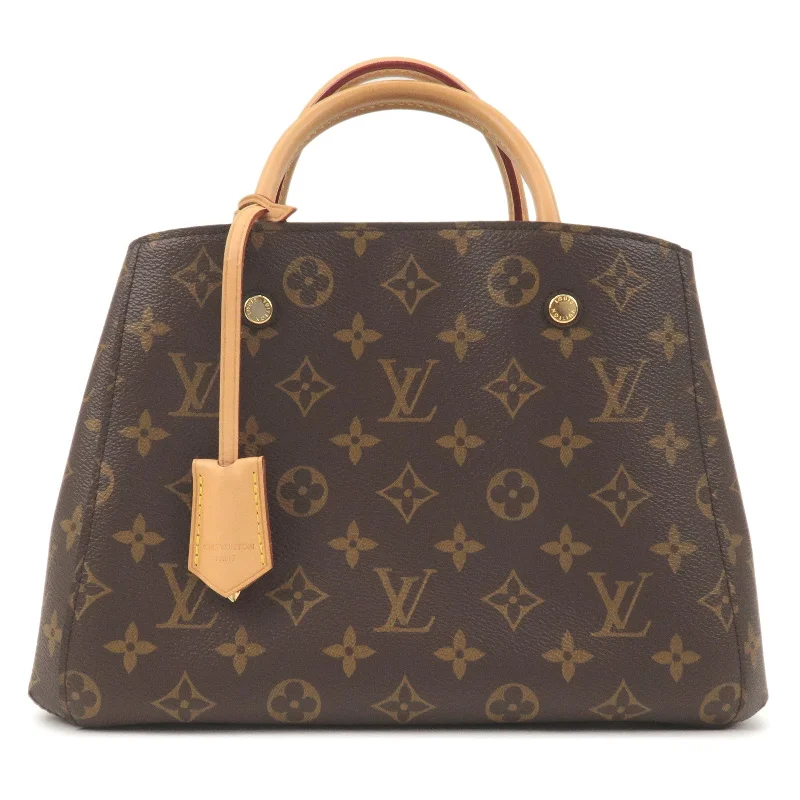 Louis Vuitton crossbody bags with a printed floral pattern for femininityLouis Vuitton Monogram Montaigne BB 2Way Bag Hand Bag M41055