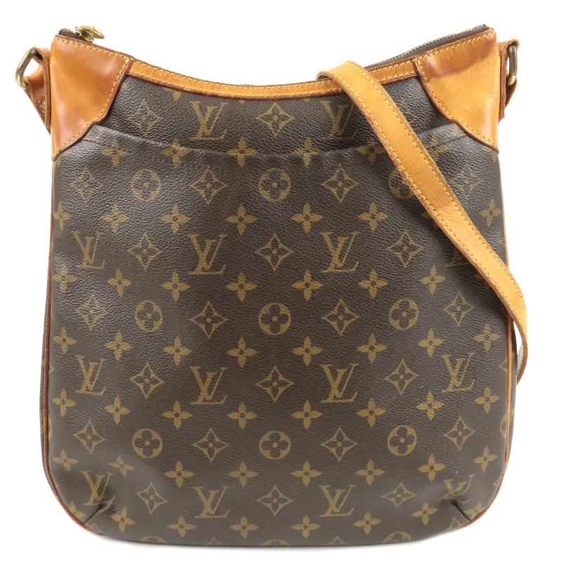 Louis Vuitton tote bags with a spacious interior and multiple pocketsLouis Vuitton Monogram Odeon MM Shoulder Bag M56389