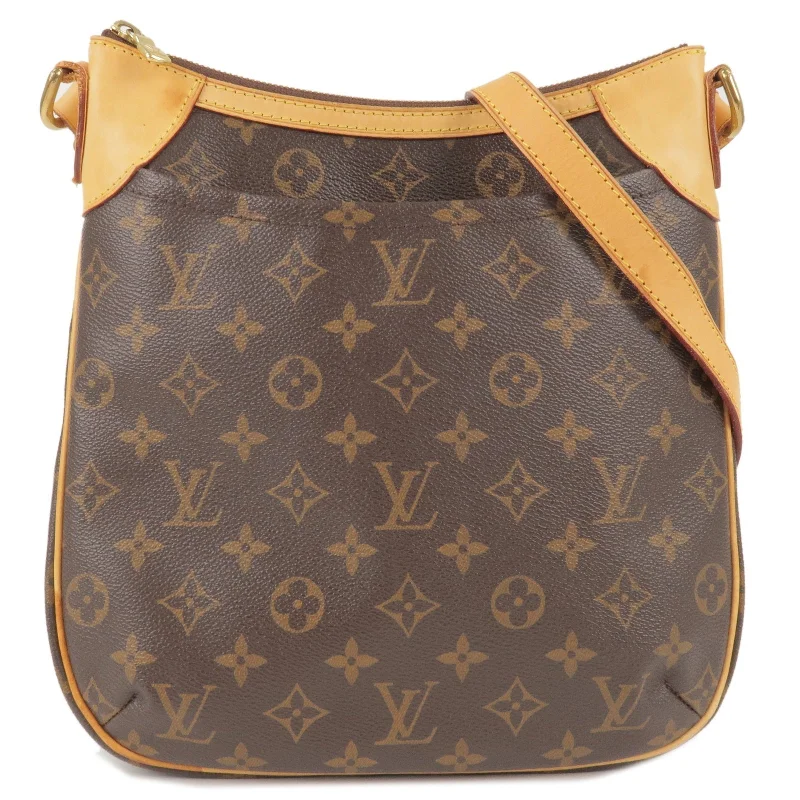 Ladies Louis Vuitton shoulder bags with a wide - width strap for comfortLouis Vuitton Monogram Odeon PM Shoulder Bag Crossbody Bag M56390