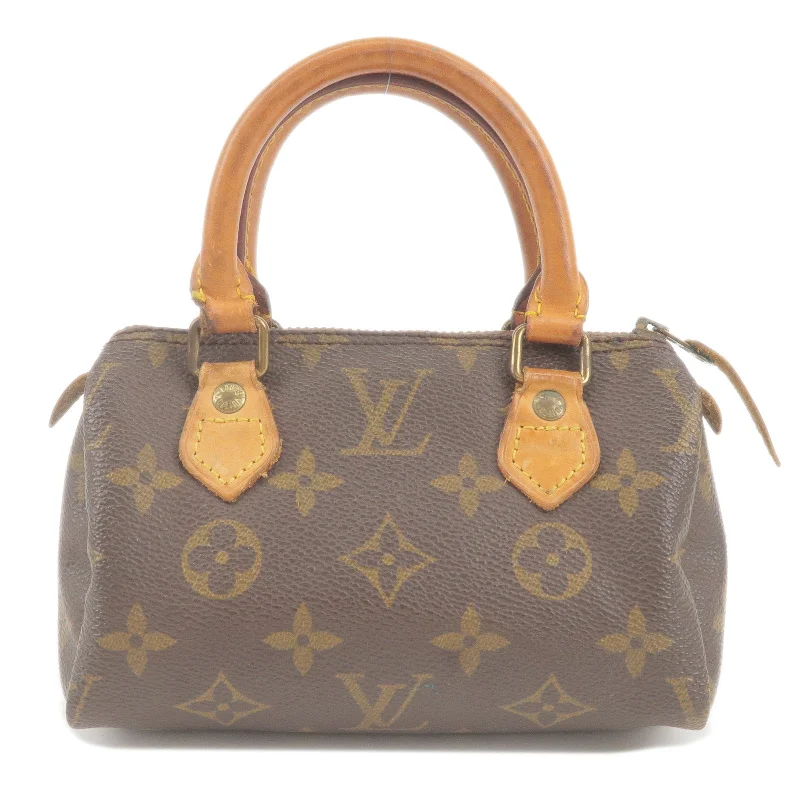 Louis Vuitton tote bags with a spacious interior and multiple pocketsLouis Vuitton Monogram Mini Speedy Mini Boston Bag M41534