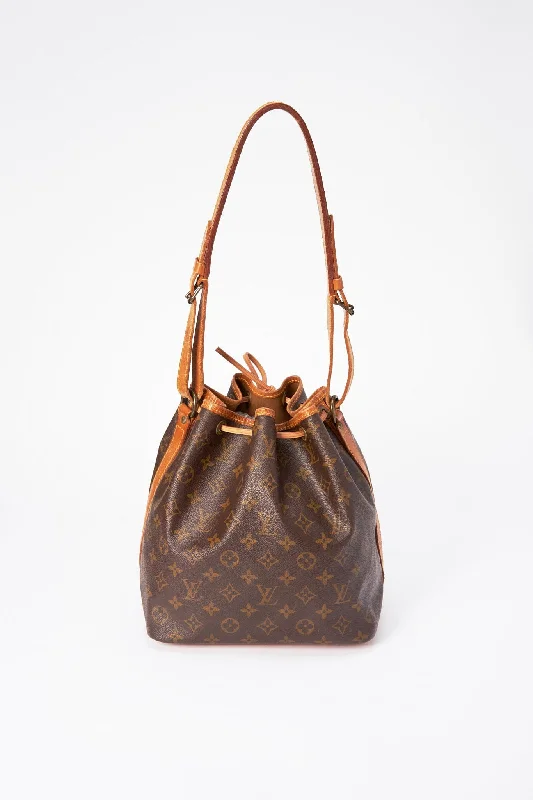 Louis Vuitton Petite Malle bags with a hard - shell structure for uniquenessLouis Vuitton Petit Noé Bag