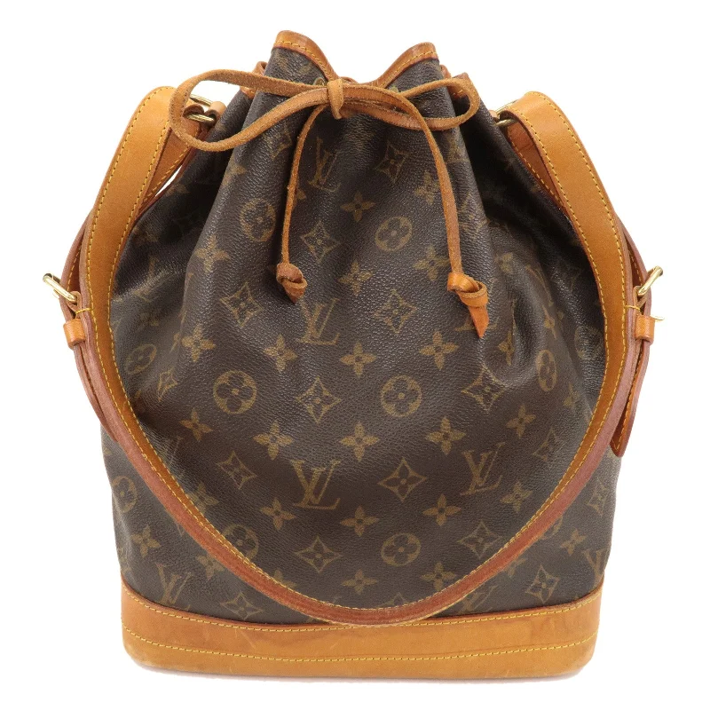 Small - sized Louis Vuitton Pochette Metis bags for a compact carryLouis Vuitton Monogram Noe Shoulder Bag Hand Bag Brown M42224