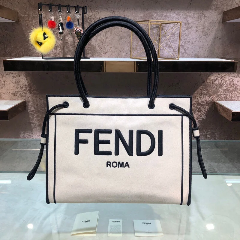 Fendi tote bags with a solar - powered charging panel for eco - friendly chargingBC - FENDI BAGS - 776