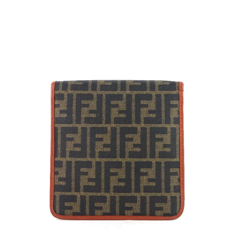 Fendi tote bags with a spacious interior and multiple pockets for daily essentialsFENDI Zucca Canvas Crossbody Bag