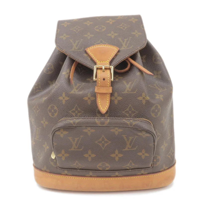 Louis Vuitton Capucines bags with smooth calfskin leather for luxuryLouis Vuitton Monogram Montsouris MM Back Pack Bag M51136