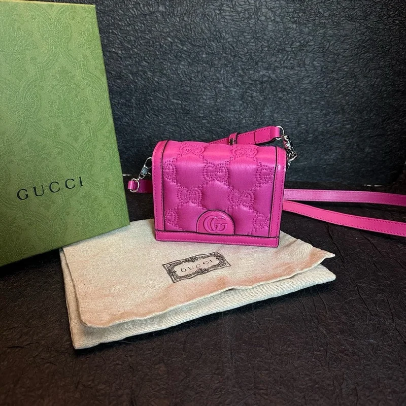 Ladies Gucci Dionysus bags with a chain - link shoulder strapGucci Rose Red Mini Shoulder Bag 13cm