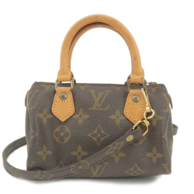 Louis Vuitton Alma bags with a monogram - embossed leather surfaceLouis Vuitton Monogram Mini Speedy Hand Bag M41534