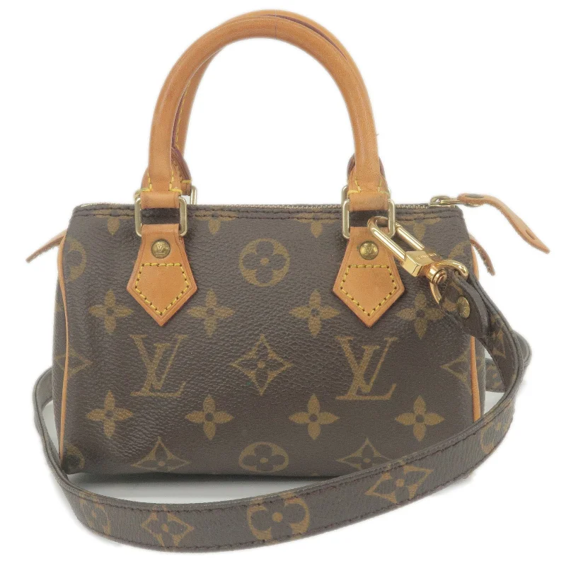 Louis Vuitton backpacks with a sleek, minimalist design for styleLouis Vuitton Monogram Mini Speedy & Strap M41534 J75010