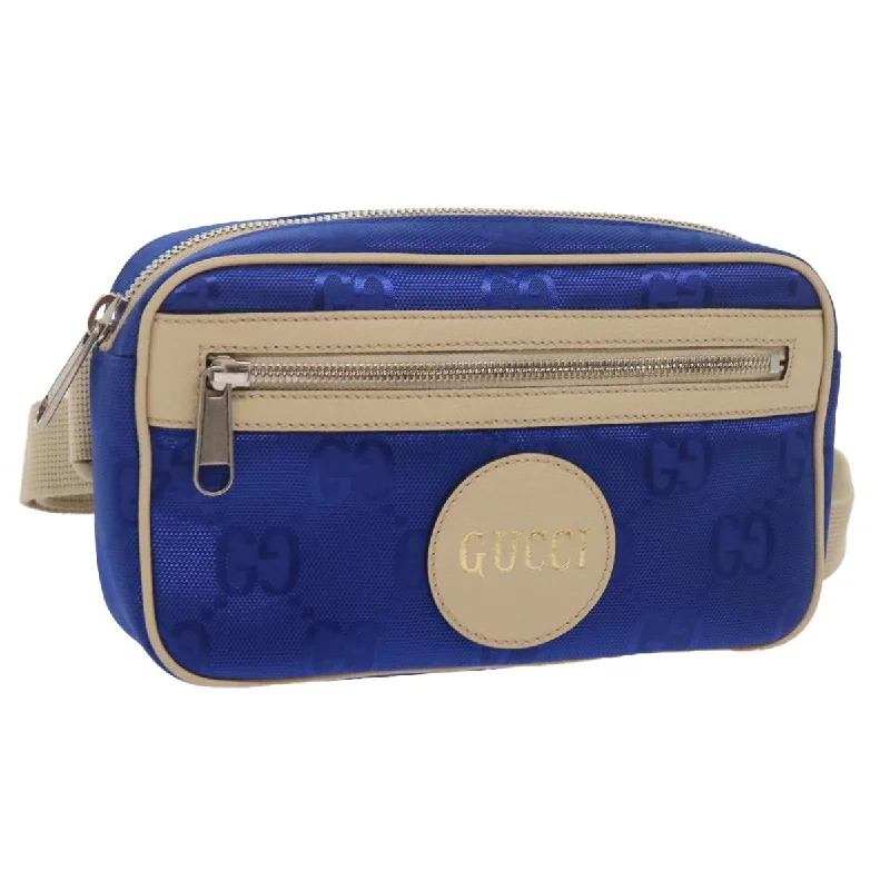 Gucci Marmont bags for women with a contrast - colored interiorGucci Gg Nylon Bum Bag Body Blue