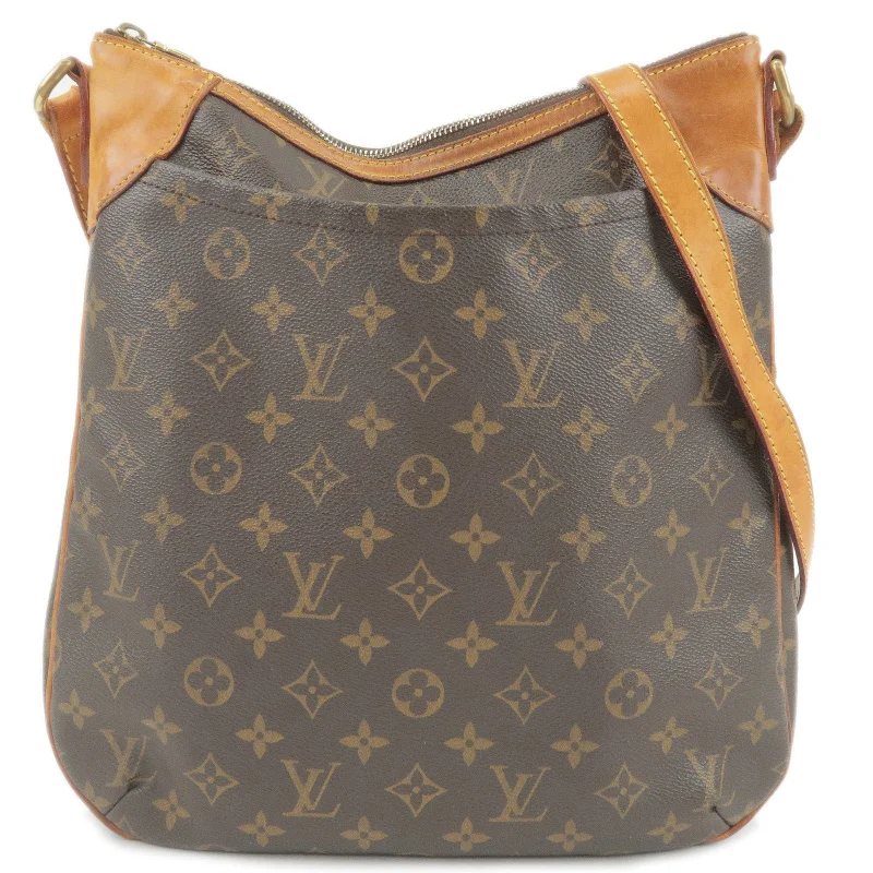 Louis Vuitton bags with a front - flap pocket for quick - access itemsLouis Vuitton Monogram Odeon MM Shoulder Bag M51136