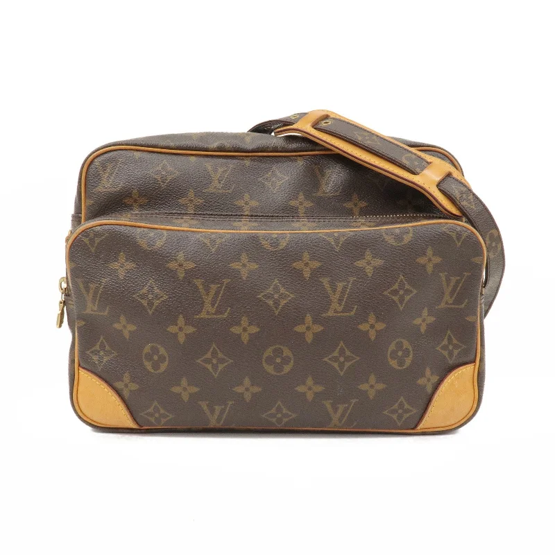 Louis Vuitton bags with a zippered interior pocket for better organizationLouis Vuitton Monogram Nile Shoulder Bag Crossbody Bag M45244