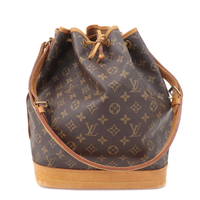 Louis Vuitton Twist bags with a snakeskin - effect panel for a bold lookLouis Vuitton Monogram Noe Shoulder Bag Hand Bag Brown M42224