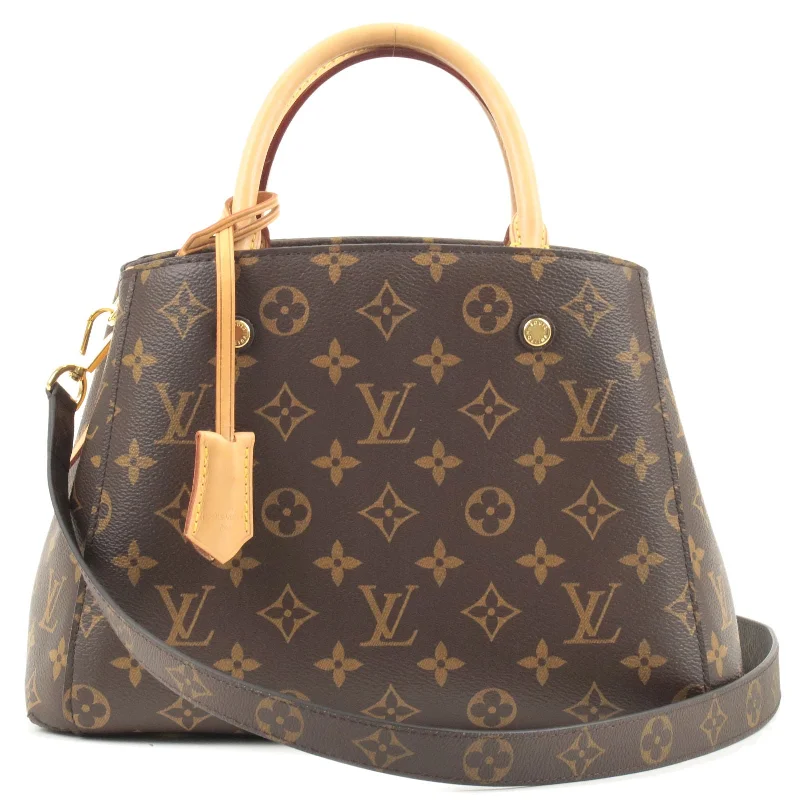 Louis Vuitton Twist bags with the iconic LV - turnlock closureLouis Vuitton Monogram Montaigne BB 2Way Bag Hand Bag M41055