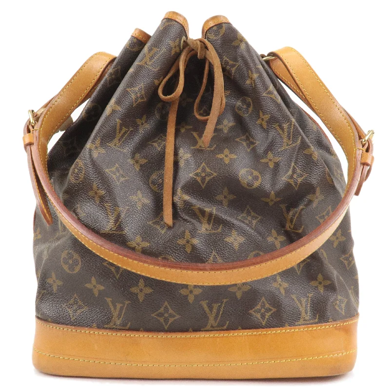 Louis Vuitton crossbody bags in a bold red color for a statementLouis Vuitton Monogram Noe Shoulder Bag Hand Bag M42224