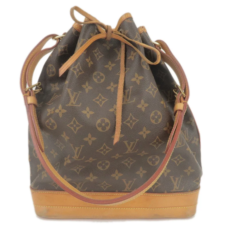 Ladies Louis Vuitton Capucines bags with gold - toned hardwareLouis Vuitton Monogram Noe Shoulder Bag M42224