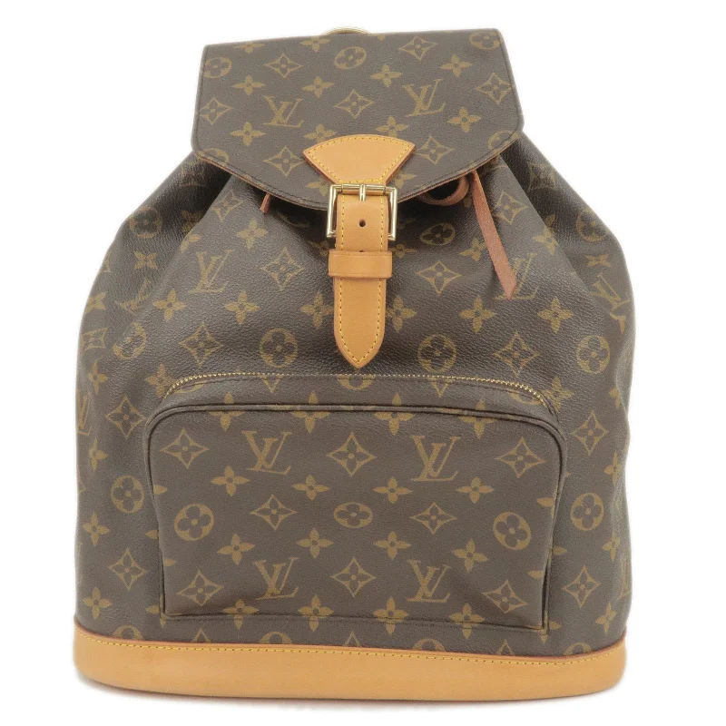 Louis Vuitton Twist bags with the iconic LV - turnlock closureLouis Vuitton Monogram Montsouris GM Back Pack M51135