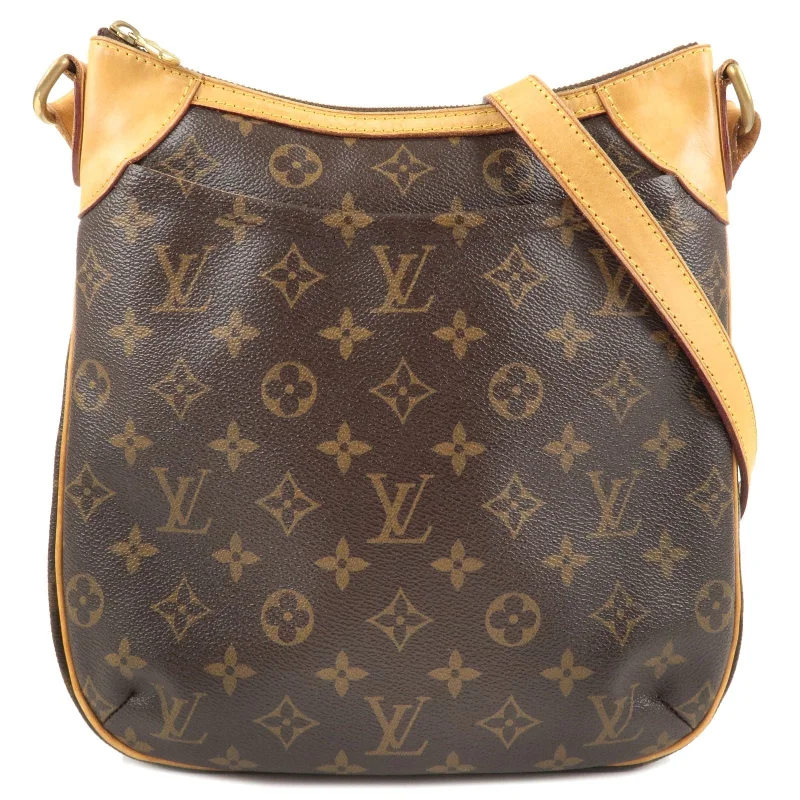 Ladies Louis Vuitton handbags with a detachable coin purse insideLouis Vuitton Monogram Odeon PM Shoulder Bag M56390