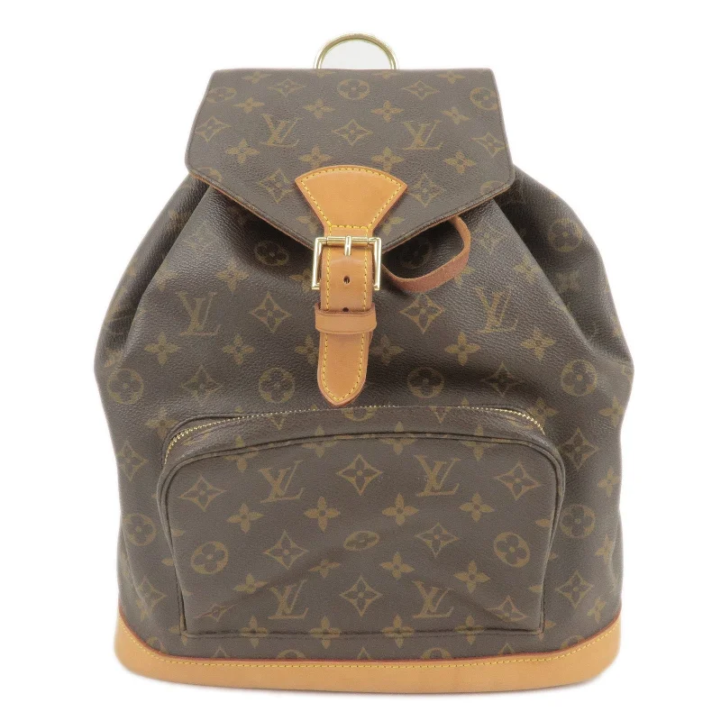 Louis Vuitton Neverfull bags with large capacity for everyday essentialsLouis Vuitton Monogram Montsouris GM Back Pack M51135