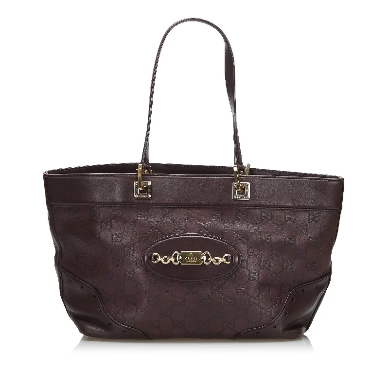 Gucci handbags for women with a beaded trimGuccissima Punch Tote Bag