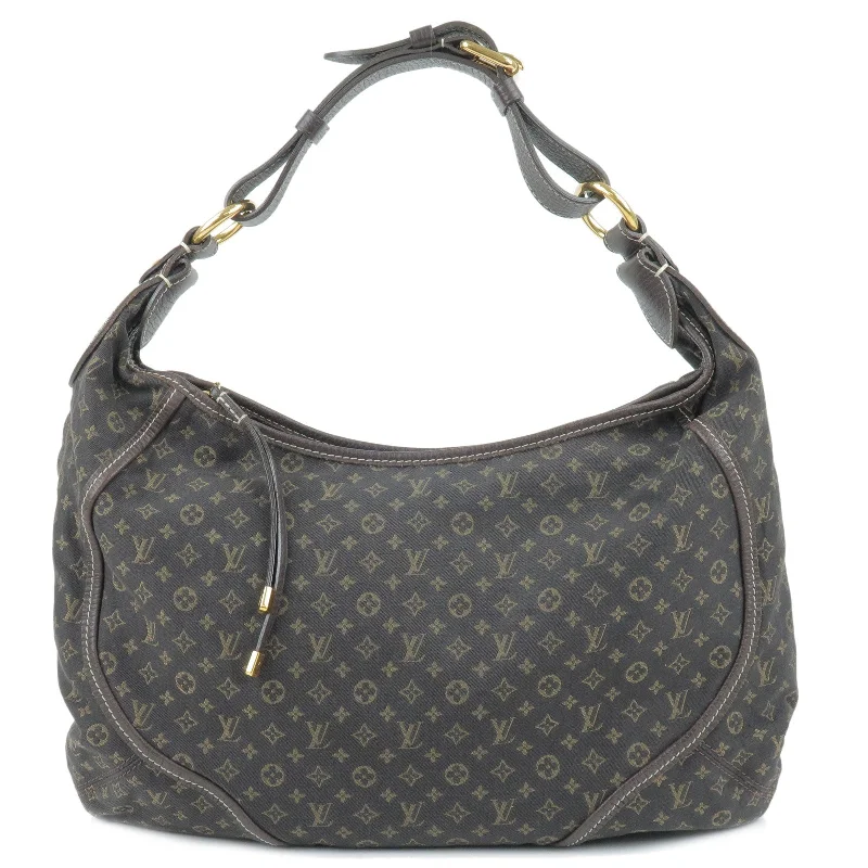 Louis Vuitton crossbody bags with adjustable shoulder straps for comfortLouis Vuitton Monogram Minilin Manon MM Shoulder Bag Ebene M95619