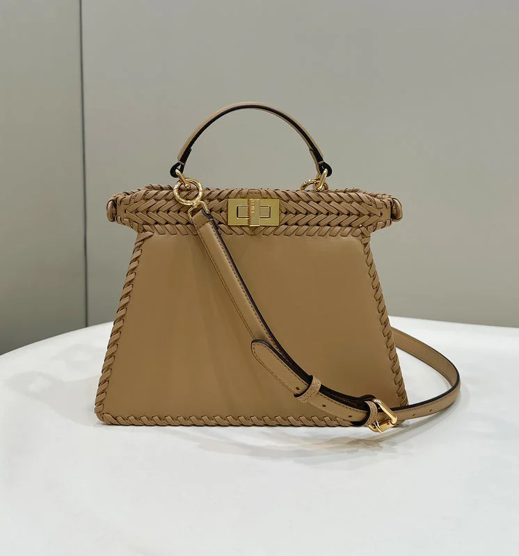 Ladies Fendi Peekaboo bags with a detachable shoulder strap for different carrying optionsWF - Fendi Bags - 560