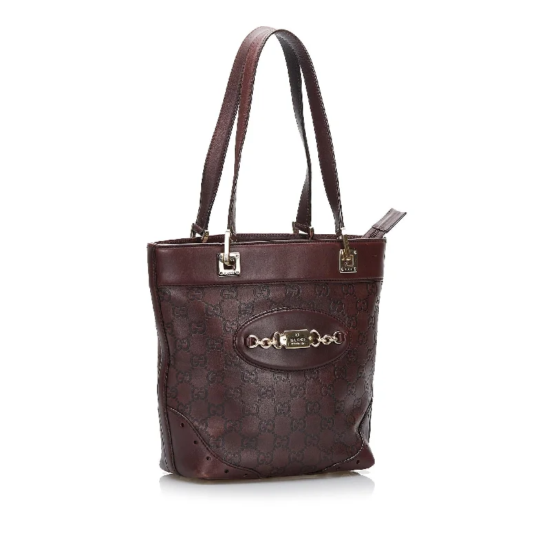 Gucci backpacks for women with a sleek silhouetteGucci Guccissima Punch Tote Bag (SHG-UATYgN)