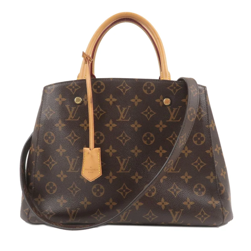 Louis Vuitton Neverfull bags with large capacity for everyday essentialsLouis Vuitton Monogram Montaigne MM 2Way Hand Bag M41056