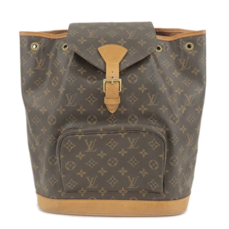 Louis Vuitton crossbody bags with a keychain holder for practicalityLouis Vuitton Monogram Montsouris GM Back Pack M51135