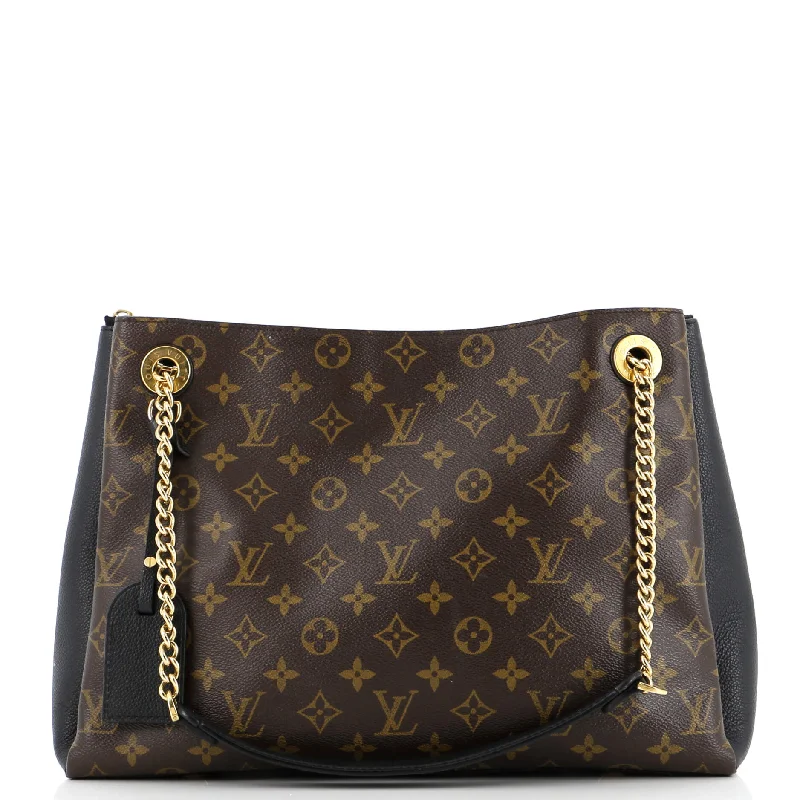 Surene Handbag Monogram Canvas with Leather MM