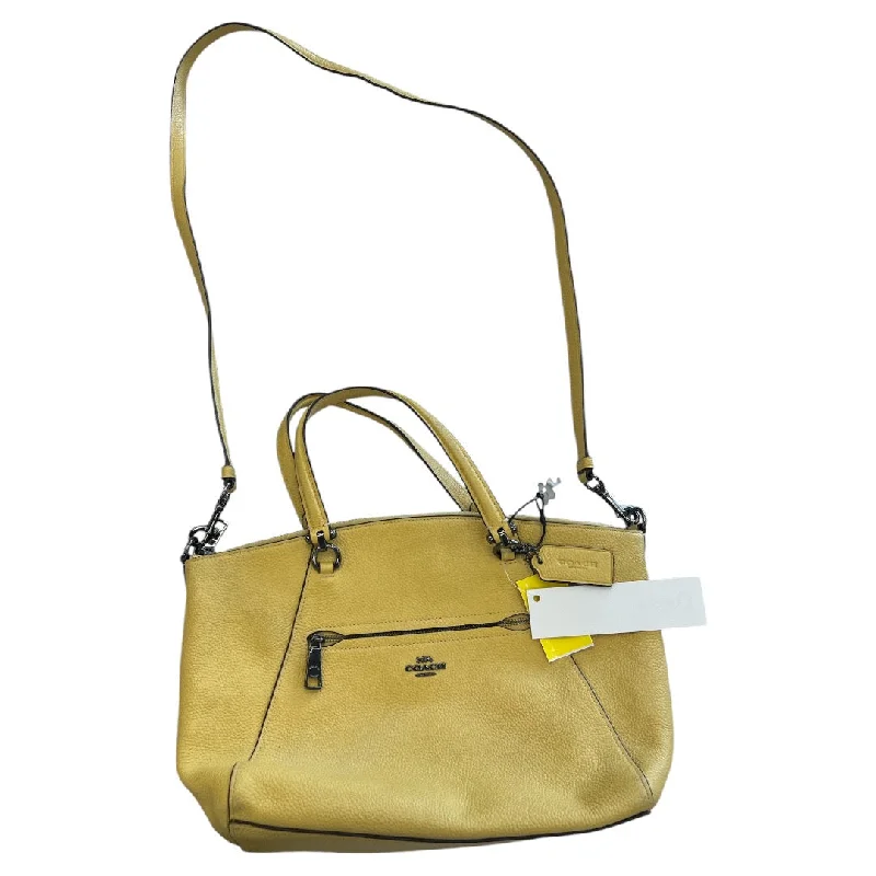 Coach bags with a front - flap pocket and a turnlock for a classic aestheticHandbag Designer By Coach, Size: Medium