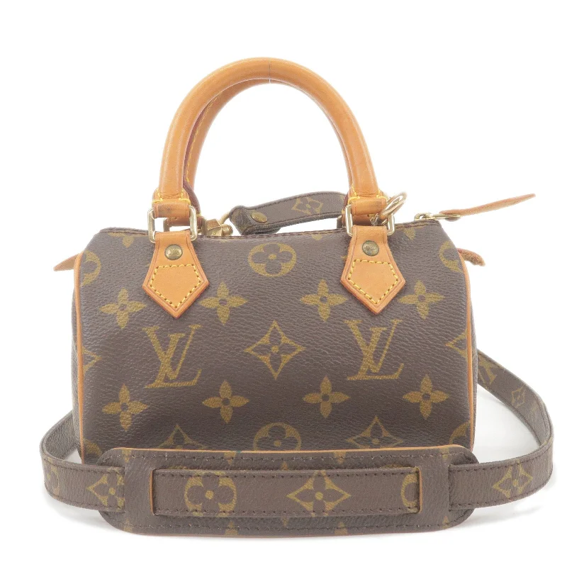 Small - sized Louis Vuitton Pochette Metis bags for a compact carryLouis Vuitton Monogram Mini Speedy & Strap M41534 J75010