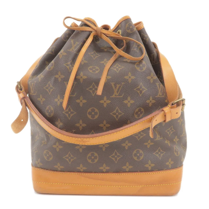 Louis Vuitton backpacks with a sleek, minimalist design for styleLouis Vuitton Monogram Noe Shoulder Bag Hand Bag M42224