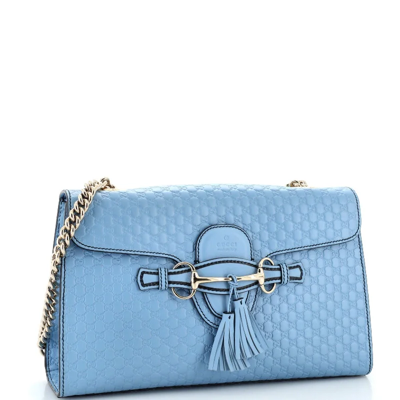 Gucci handbags for women with a metal - framed claspGucci Emily Chain Flap Bag (Outlet)