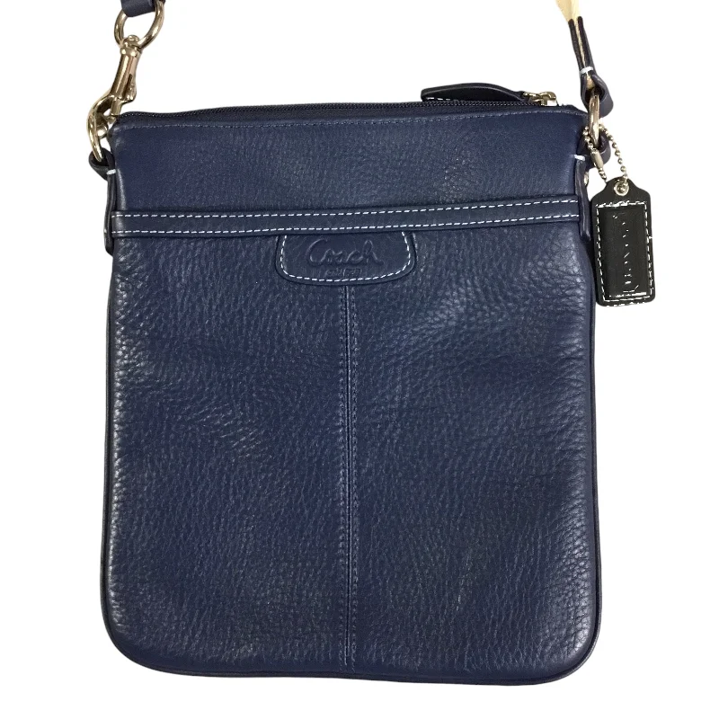 Coach Rogue bags with a monogram - embossed leather surfaceCrossbody Designer By Coach, Size: Small