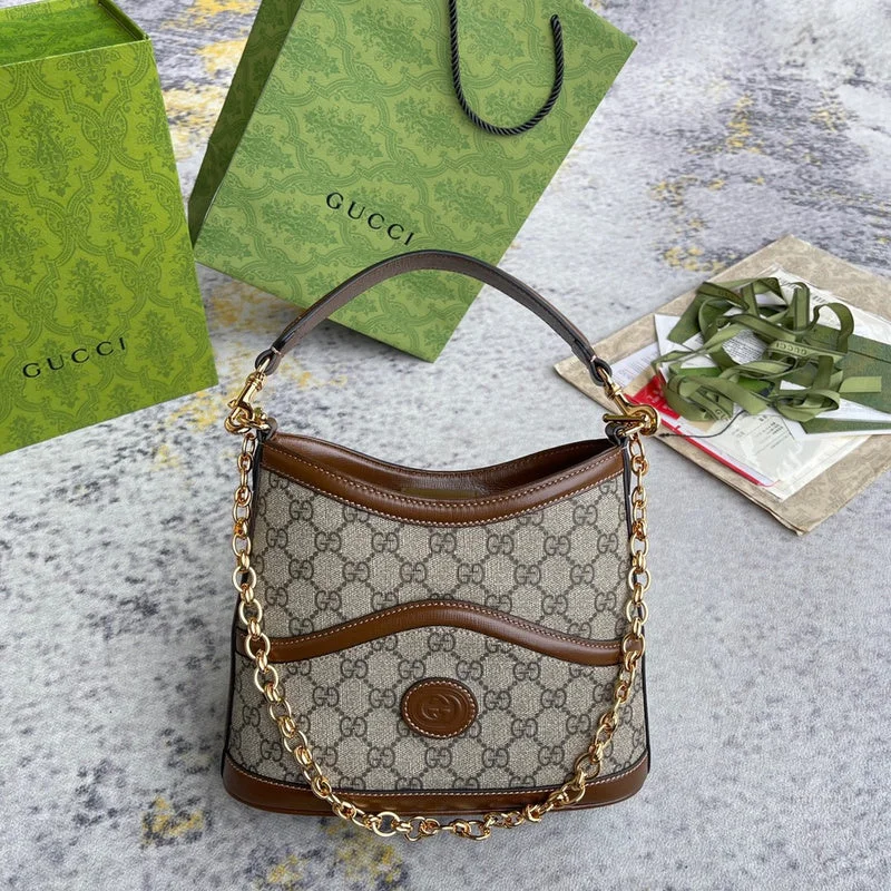 Women Gucci bags with a front - flap pocket for quick - access itemsBC - GUCCI BAG - 1882