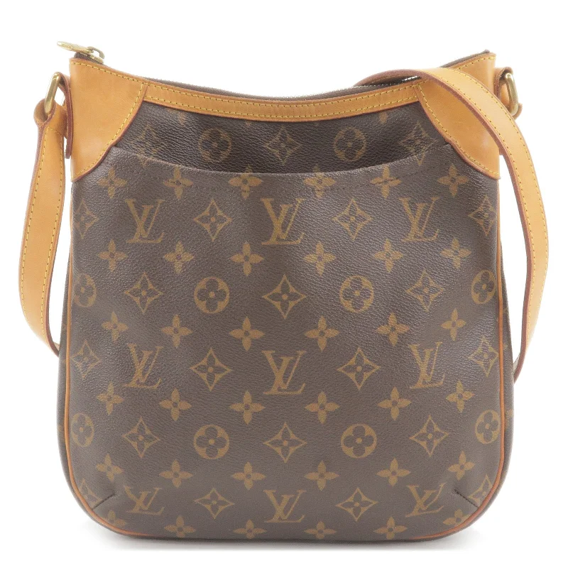 Louis Vuitton crossbody bags in a bold red color for a statementLouis Vuitton Monogram Odeon PM Shoulder Bag M56390