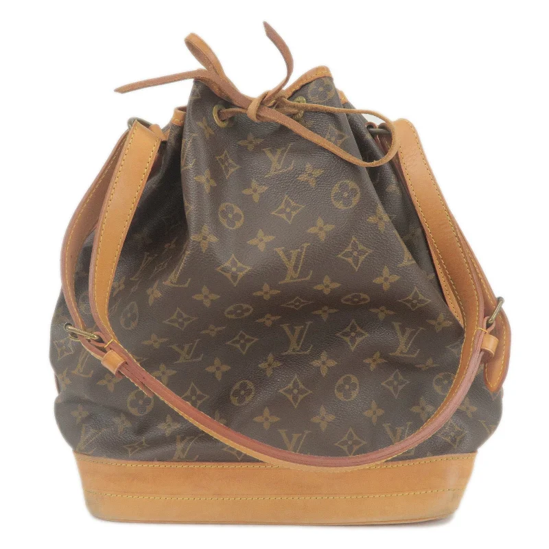 Ladies Louis Vuitton shoulder bags with a single - handle silhouetteLouis Vuitton Monogram Noe Shoulder Bag M42224