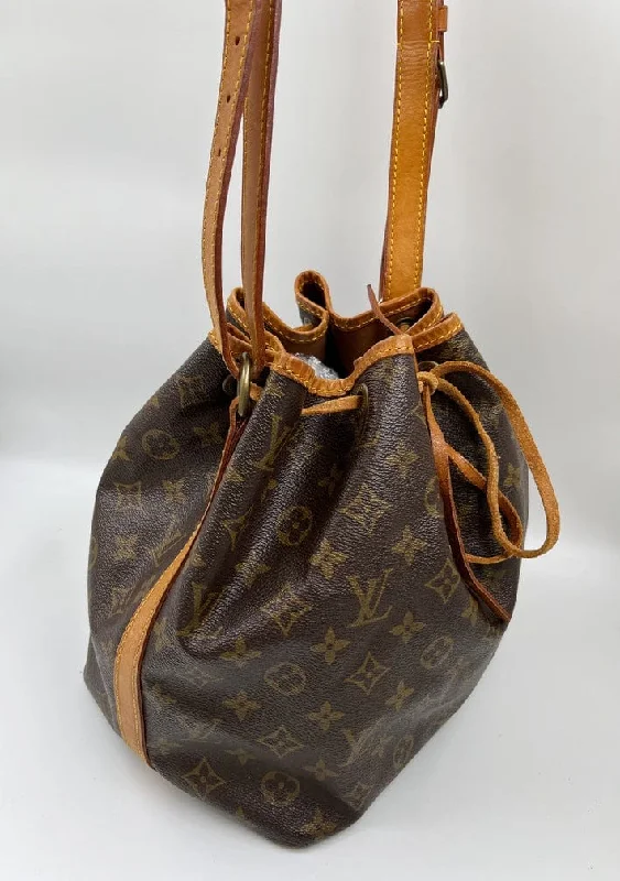 Louis Vuitton backpacks with a padded laptop compartment for travelLouis Vuitton Petit Noé Bag