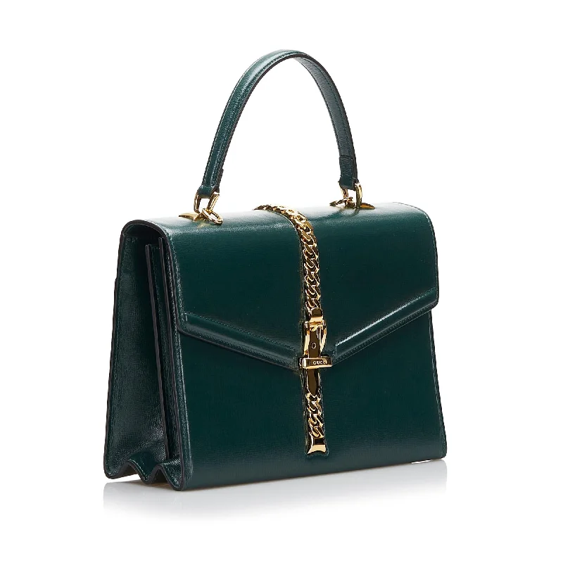 Women Gucci bags with a detachable mobile phone holderGucci Sylvie 1969 Satchel (SHG-oTxS9k)